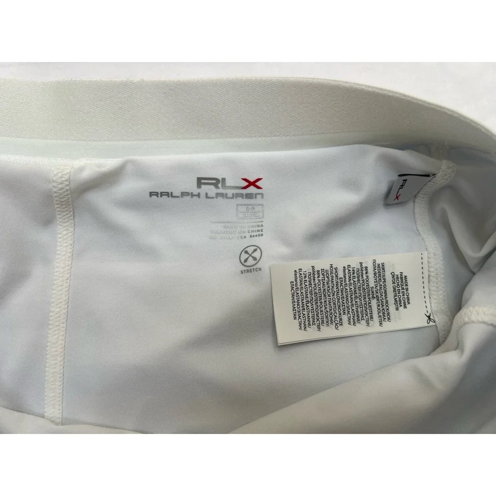 RLX Ralph Lauren Small Golf Tennis Skirt Skort Blue / White Striped - Picture 5 of 10